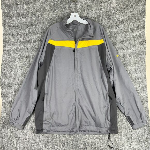 Nike Jacket Mens XL Gray Fit‎ Storm Performance Tech Golf Windbreaker Clubhouse - Picture 1 of 8